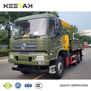 Camión <span class=keywords><strong>de</strong></span> Carga Pesada DONGFENG 6x6 con Grúa Telescópica <span class=keywords><strong>de</strong></span> 260HP y Pluma Telescópica con Capacidad <span class=keywords><strong>de</strong></span> 20 Toneladas, Personalizable <span class=keywords><strong>de</strong></span> Fábrica - Product Image 5