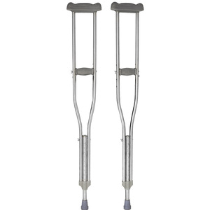 Béquilles en alliage d'aluminium à hauteur réglable pour la récupération des fractures, aide à la marche, équipement de réadaptation - Product Image 4