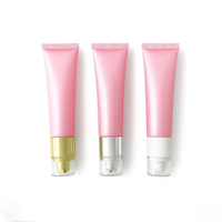 Tubes en plastique souple pour le nettoyage quotidien du visage, blanc, vert, rose, or, 15g, 30g, 50g, 100g, tubes d'emballage en plastique