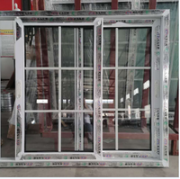Fenêtre en aluminium antivol avec barreaux en acier / grille, fenêtres et portes de sécurité