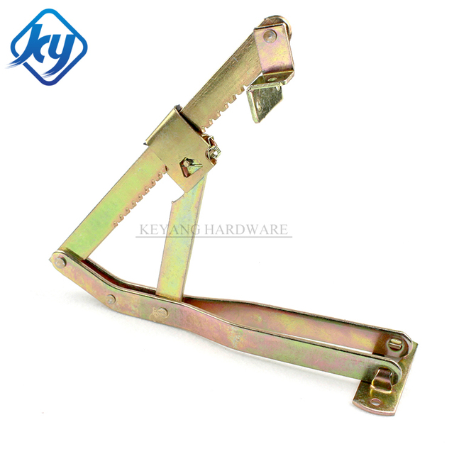 KEYANG Bed Hardware Fittings Furniture Brackets Heavy Duty Adjustable Lift up Ratchet Support Hinge