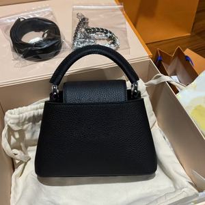 Bolsos de mano de cuero genuino de diseñador de lujo, bolso grande de hombro y bandolera para mujer, bolsos de mano de lujo modernos para mujer, bolso de noche. - Product Image 1