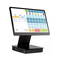 Pantalla dual 15,6 Monitor de pantalla táctil de 10,1 pulgadas Android POS Caja registradora Descuentos 15,6 Caja registradora táctil de 10,1 pulgadas