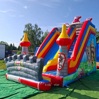 Château gonflable, trampoline gonflable, château gonflable commercial, château gonflable avec toboggan aquatique pour enfants et adultes