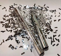 Canons à Confettis Portatifs de 11 cm avec Serpentins Métalliques Bouclés, Prix Usine, pour Toutes les Célébrations Festives