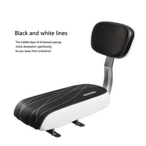 Cojín para asiento trasero de bicicleta, para bicicleta de montaña, vehículo eléctrico, talla única, negro, sin respaldo, versión estándar - Product Image 2