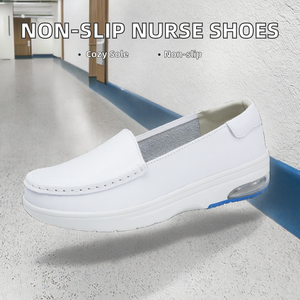 Zapatos de Enfermera Blancos para <span class=keywords><strong>Hospital</strong></span>, Cómodos, Antideslizantes, con Amortiguación de Aire, para <span class=keywords><strong>Hombre</strong></span>, Marca Baoying Culture, para Invierno y Verano - Product Image 2