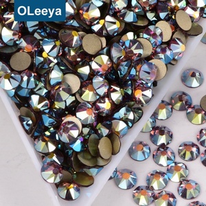 Blingbling Various Colors Flatback Loose Glass Non Hotfix Crystal 3D Nail Art Rhinestone - Product Image 4