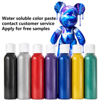Peinture acrylique fluide pour DIY ours, pâte colorée à base d'eau pour la création de figurines et de porte-clés