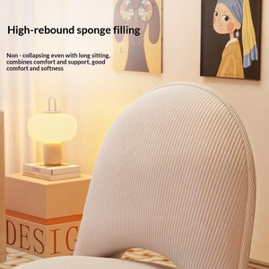 Foldable Lazy Sofa Tatami Floor <b>Cushion</b> Chair with Backrest Portable <b>Small</b> Sofa for Bedroom Bay Window Bed Indoor Relaxation Sea - Product Image 4