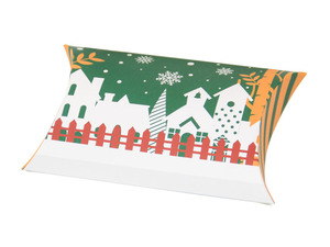 Huiran <strong>Small</strong> Pillow Shape Christmas <strong>Paper</strong> Candy Box for Wholesale Christmas Party Gift <strong>Boxes</strong> - Product Image 3