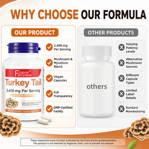 Cápsulas de Cola de Pavo Shecome OEM, 2400mg, Apoyo a la Salud Inmunológica, Cápsulas para Mujeres y Hombres, Suplemento de Cola de Pavo - Product Image 5