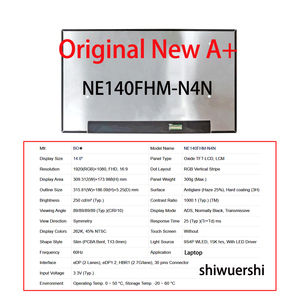 Originele Nieuwe A+ 14" LCD-monitor 1920*1080 EDP 30pins 60Hz N140HCA E5C NE140FHM N4N NV140FHM N4H LP140WF8 SPP2 N140HCG EQ1 - Product Image 5