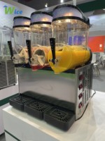 WICE Commercial Slush Machine 12L X 1 Réservoir Grande Capacité Fabricant de Boissons Glacées Prix Bon Marché pour Restaurant Juice Bar Café Utilisation