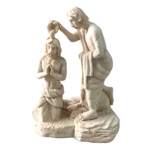 Heißer Verkauf Jesus Wohnzimmer Desktop Statuen Dekor Harz Handwerk Kunst für Home Office Religiöse Kirche Geschenk