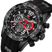 MINI FOCUS Tendance Design Horloge Marque Hommes De Luxe Étanche Usine Sport Montres À Quartz Avec Montre-Bracelet Bracelet En Silicone MF0290G