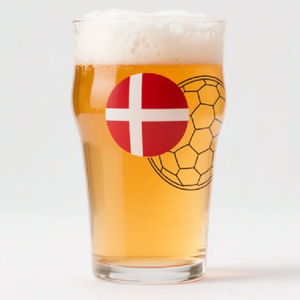 Vaso de cerveza con logotipo personalizado al por mayor, vaso de <span class=keywords><strong>cristal</strong></span> de fútbol mundial con impresión personalizada de estilo moderno/clásico artesanal <span class=keywords><strong>gigante</strong></span> soplado a mano - Product Image 1