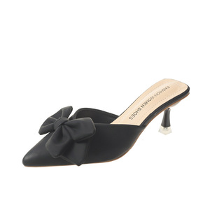 Summer New Fashion Large Size Women's Pointy <b>Heel</b> Sandals Soft and Flexible High-Heeled Slippers - Product Image 6