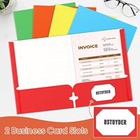 Carpeta de Presentación de Documentos Comerciales Personalizable en Color, Tamaño A4, Impermeable, Papel Suave al Tacto, Opción de Logotipo Personalizado para Oficina/Hogar