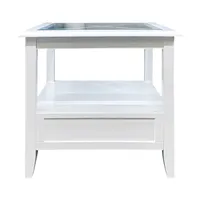 Table de chevet sur mesure avec tiroir et étagère ouverte pour mobilier moderne – Offre spéciale
