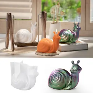 맞춤형 도매 실리콘 금형 DIY 수제 3D 동물 달팽이 실리콘 금형 양초 석고 석고 에폭시 수지
