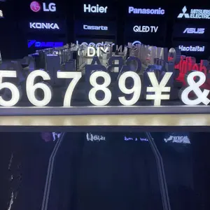 New Original Hút Từ Mini 3d Sáng Từ Trang Trí Máy Tính Để Bàn Với Vị Trí Thay Đổi Led Ký Tự - Product Image 1