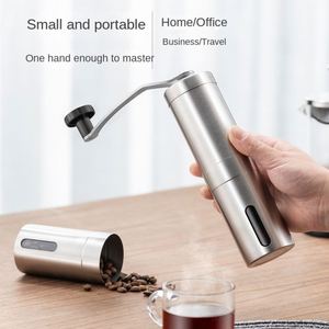 โรงงานผลิตเครื่องบดเมล็ดกาแฟแบบมือหมุน สแตนเลส 304 ดีไซน์ทันสมัย - Product Image 1