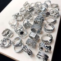 Bague unisexe rétro en acier inoxydable à motif croix, vente en gros, bijoux pour homme, bague Ringeel