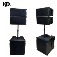 Sistem Line Array Aktif Magnet Neodymium 10-Inci 4/6CH 950W Speaker Subwoofer Kabinet dengan Amplifier DSP Terintegrasi