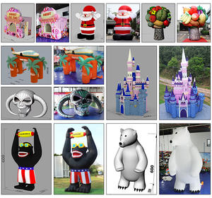 Bingo publicité gonflables personnalisé géant <span class=keywords><strong>gonflable</strong></span> fille poupée personnage de dessin animé <span class=keywords><strong>gonflable</strong></span> pour la décoration publicitaire - Product Image 6