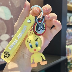 Looney giai điệu lấy cảm hứng từ PVC Keychain Retro thỏ hình tự động Phụ kiện túi trang trí nội thất bán buôn - Product Image 5