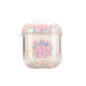 Paillettes Brillant Liquidsand Anti <span class=keywords><strong>Goutte</strong></span> tpu PC sans fil Écouteur Étui De Protection Pour iPhone - Product Image 5