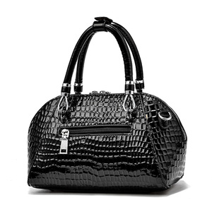 Bolsos de mano de piel sintética con estampado de serpiente para mujer, bolsos de lujo con colgante de flor, bolsos de mano para mujer - Product Image 4