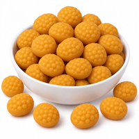 Bonbons Gélifiés Véganes à la Framboise Oursons Moelleux Sucrés et Acidulés au Jus Halal pour Enfants Emballage Personnalisé Vente en Gros Fabricant