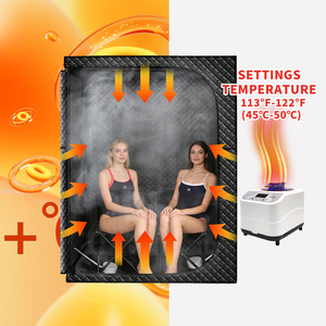 ZT Vente directe usine Tente de sauna à vapeur portable pliable pour usage domestique, sauna corporel complet, sauna humide de spa, vente en gros - Product Image 4