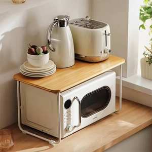 Mesa de Cocina Portátil Ruichang de 1 Nivel, Moderna, para Oficina en Casa, de Madera, Ajustable, con Estante para Horno y Utensilios de Cocina, Fujian, China - Product Image 4