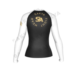Diseñe su propio protector de erupción de alta calidad de manga larga barato Jiujitsu Bjj mujeres Rashguards MMA Rash Guards - Product Image 4