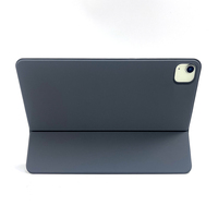Funda con Teclado Magnético 2 en 1 Ligera para iPad, Placa Trasera Magnética Resistente, Soporte Multiángulo de Doble Ranura, Convierte la Tableta