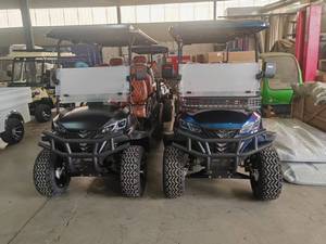 Carrito de Golf de 6 Plazas con Motor 4x4, Buggy para Pasajeros con Construcción Metálica y Neumáticos - Product Image 3