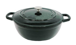 <span class=keywords><strong>Cocotte</strong></span> <span class=keywords><strong>en</strong></span> <span class=keywords><strong>fonte</strong></span> émaillée ronde avec couvercle, <span class=keywords><strong>25</strong></span> <span class=keywords><strong>cm</strong></span>, 3,65 L et 27 <span class=keywords><strong>cm</strong></span>, 4,6 L pour tous les plats, durable et antiadhésive - Product Image 5