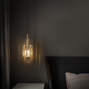 All-Copper Luxury LED Strip Chandelier Crystal for Bedroom Living Room <b>Dining</b> Room Bar Counter-Elegant Pendant <b>Light</b> for - Product Image 3