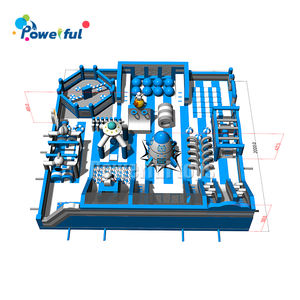 Aire de jeux intérieure interactive pour enfants avec matériau en PVC Capacité de 200 personnes Installation facile pour les <span class=keywords><strong>parcs</strong></span> à thème gonflables Centres de divertissement - Product Image 1