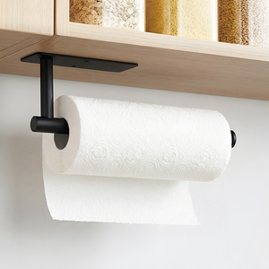 Porte-serviettes en papier avec options de montage vertical et horizontal pour usage domestique - Product Image 1