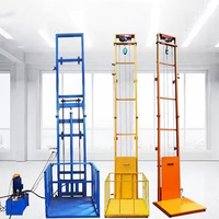 Plateforme élévatrice hydraulique à cylindre unique à hauteur de levage personnalisable avec rail de guidage vertical pour la logistique