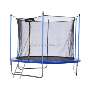 <span class=keywords><strong>Trampoline</strong></span> rond Zoshine avec <span class=keywords><strong>filet</strong></span> de protection, <span class=keywords><strong>trampoline</strong></span> de loisirs économique avec poteau de <span class=keywords><strong>filet</strong></span> droit, facile à assembler - Product Image 5