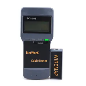 Tester di linea di rete SC8108 Tester di rete Rj45 Tester di cavi per telefono LAN di rete digitale