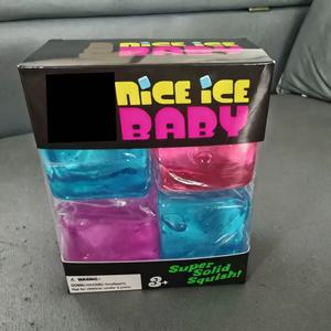 Nuevas llegadas: Paquete de 4 cubos de hielo blandos Nedoh, juguetes sensoriales populares y de gran venta, cubos antiestrés para apretar. - Product Image 2