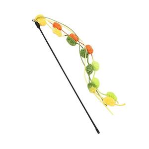 Interactive Movement Cat Chew Toy Long Pole with Tassel and <b>Bell</b> Wear-Resistant Bite-Resistant for Pets - Product Image 6