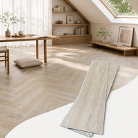 Revêtement de sol personnalisé, 100% matériau vierge, revêtement de sol SPC, aspect bois de chêne, revêtement de sol rigide pour appartement