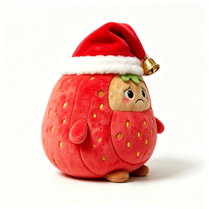 Personaliza tu peluche de fresa, peluche de fresa adorable, peluche de fresa triste - Product Image 5